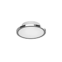 Luminaire de plafond AQUA DISK-1 / 147MM � 1 flamme, CCT Switch, commutable GX53 IP44, chrome, scintillant 