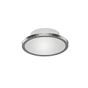 Luminaire de plafond AQUA DISK-1 / 147MM � 1 flamme, CCT Switch, commutable GX53 IP44, feuille d'argent 