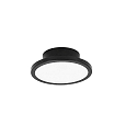 Luminaire de plafond AQUA DISK-1 / 147MM � 1 flamme, CCT Switch, commutable GX53 IP44, noir mat 