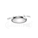 Plafonnier encastr� AQUA PLANO � 11.2CM � 1 flamme, CCT Switch, commutable GX53 IP44, chrome, scintillant 