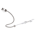 Lampe de table POWERLENS SNAKE pliable GX53 IP20, mat, satin�, titane