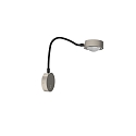 Luminaire mural POWERLENS FLEX direct GX53 IP20, mat, satin�, titane
