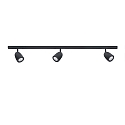 1-Projecteur monophas� DESIGNLINE BELL KIT lot de 3 GU10, noir 