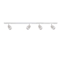 1-Projecteur monophas� DESIGNLINE BELL KIT lot de 4 GU10, blanche