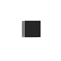 outdoor wall luminaire ARCA W100 IP65, black dimmable