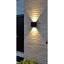 Lumexx outdoor wall luminaire ARCA XL W150 IP65, black dimmable