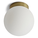 Applique et plafonnier PALLA SINGLE IP44, laiton gradable