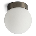 Applique et plafonnier PALLA MINI IP44, titane gradable