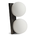 Applique et plafonnier PALLA MINI IP20, titane gradable