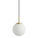 Luminaire à suspension PALLA IP20, laiton, noir gradable