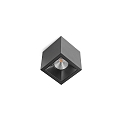 Luminaire de plafond SQUARE CEILING LED IP20, noir gradable