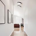 Lumexx Luminaire de plafond MOON C450 LED IP20, noir gradable
