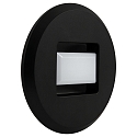 Luminaire d'encastrement mural TINA ROUND rond, rotatif, direct / indirect, commutable IP20, noir 