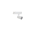 3-phase spot MARCO 2 MINI DBT swivelling, rotatable IP20, powder coated, transparent, white 