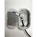 Megatron Luminaire pour locaux humides ZELLA NEO ovale, r�sistant aux chocs, commutable, multipower IP54, gris 
