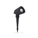LED ground spike luminaire GARTIA S, IP65, 3.8W 3000K 380lm 38°, anthracite, incl. 150cm H05RN-F + plug