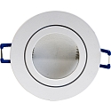 Megatron Plafonnier encastr� DECOCLIC 68MM / GU10 + GU5.3 rond, rigide GU10 IP44, blanche gradable