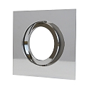 Plafonnier encastr� DECOCLIC 68MM / GU10 + GU5.3 angulaire, pivotant GU10 IP20, chrome, scintillant gradable