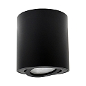 Downlight cylindrique, pivotant, c�bl� en continu GU10 IP20, noir  gradable