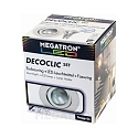 Downlight DECOCLIC rond, pivotant GU10 IP23, blanche 