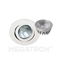 Downlight DECOCLIC rond, Dim-To-Warm IP23, blanche gradable