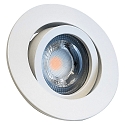 Lumi�re encastr�e DECOCLIC KOIN DIM rond, pivotant, lot de 1 IP20, blanche gradable 7,6W 550lm 3000K 38� 38� CRI > 97