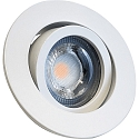 Lumi�re encastr�e DECOCLIC 68MM rond, pivotant, Dim-To-Warm, lot de 1 IP20, blanche gradable 7
