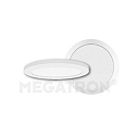Luminaire apparent / encastré PANO CCT DIM ROUND rond, CCT Switch IP20, blanche gradable