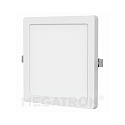 LED ceiling luminaire PANO DIM CCT SQUARE, IP20, dimmable, white, 16.5 x 16.5cm, 12W 3000-6500K 1000lm