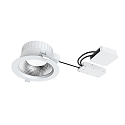 Plafonnier encastr� FILA DALI FR 90� � 172MM rond, rigide, contr�lable par DALI, commutable IP54, blanc mat 