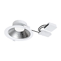 Plafonnier encastr� FILA DALI FR 90� � 225MM rond, rigide, contr�lable par DALI, commutable IP54, blanc mat 