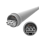 Megatron linear luminaire TIBIA 20W-60CM / 830-65 CCT Switch, impact resistant, switchable, wired through IP65