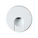 Luminaire d'encastrement mural  STAIR 68 SCCT rond IP40, blanc mat gradable