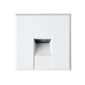 Luminaire d'encastrement mural  STAIR 68 SCCT angulaire IP40, blanc mat gradable