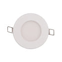 Downlight encastrable LED PANEL FLAT 85 R SCCT DIM C rond, CCT Switch IP44, blanche gradable