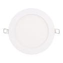 Downlight encastrable LED PANEL FLAT 145 R SCCT MP rond, CCT Switch, commutable, multipower IP44, blanche 