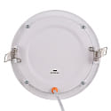 Downlight encastrable LED PANEL FLAT 145 R SCCT MP rond, CCT Switch, commutable, multipower IP44, blanche 