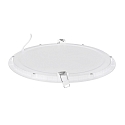 nobil� Downlight encastrable LED PANEL FLAT 300 R 830 350MA PRISM rond, UGR < 19, bloc d'alimentation exclusif IP20, blanche gradable