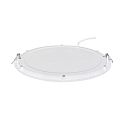 nobil� Downlight encastrable LED PANEL FLAT 300 R 830 350MA PRISM rond, UGR < 19, bloc d'alimentation exclusif IP20, blanche gradable