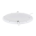 nobil� Downlight encastrable LED PANEL FLAT 300 R 830 350MA PRISM rond, UGR < 19, bloc d'alimentation exclusif IP20, blanche gradable