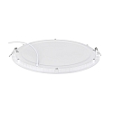 nobil� Downlight encastrable LED PANEL FLAT 300 R 830 350MA PRISM rond, UGR < 19, bloc d'alimentation exclusif IP20, blanche gradable