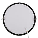 Downlight encastrable LED PANEL FLAT 300 R SCCT DIM C rond, CCT Switch IP44, noir gradable