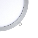 nobil� Downlight encastrable LED PANEL FLAT 300 R 830 350MA PRISM rond, UGR < 19, bloc d'alimentation exclusif IP20, mat