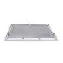 nobil� Downlight encastrable LED PANEL FLAT 300 Q 830 350MA PRISM angulaire, UGR < 19, bloc d'alimentation exclusif IP20, mat
