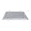 nobil� Downlight encastrable LED PANEL FLAT 300 Q 830 350MA PRISM angulaire, UGR < 19, bloc d'alimentation exclusif IP20, mat