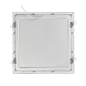 nobil� Downlight encastrable LED PANEL FLAT 300 Q 830 350MA PRISM angulaire, UGR < 19, bloc d'alimentation exclusif IP20, mat