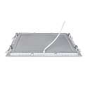 nobil� Downlight encastrable LED PANEL FLAT 300 Q 830 350MA PRISM angulaire, UGR < 19, bloc d'alimentation exclusif IP20, mat