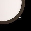 Downlight encastrable LED PANEL FLAT 300 R SCCT 350MA PRISM rond, CCT Switch, UGR < 19, bloc d'alimentation exclusif IP20