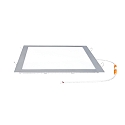 nobil� Downlight encastrable LED PANEL FLAT 300 Q TUN 827-865 350MA PRISM angulaire, Tunable White, UGR < 19