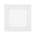 Downlight de surface LED PANEL FLAT 170 Q SCCT DIM angulaire, CCT Switch IP44, blanche gradable